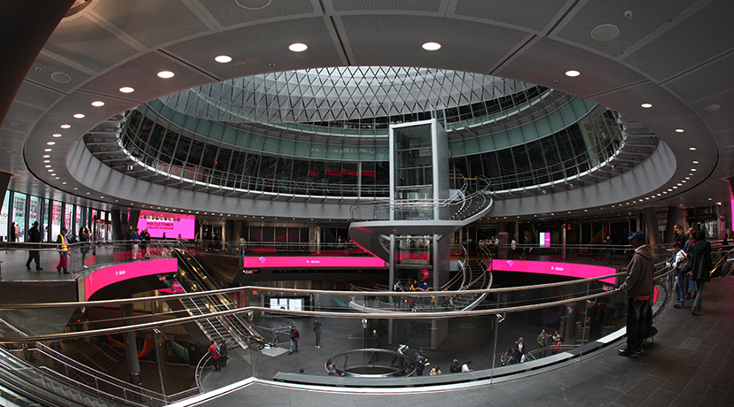 Fulton transit center retail interior