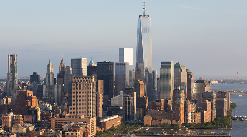 The world trade center exterior view