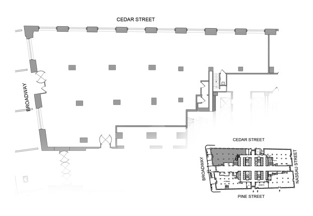 Ground Floor Core & Shell Floorplan