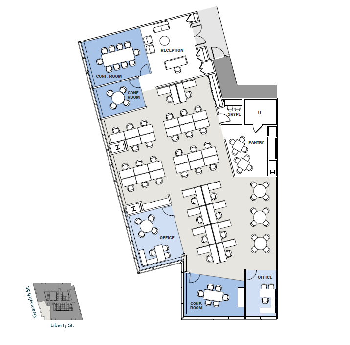 FURNITURE LAYOUT - OPTION 1 Floorplan