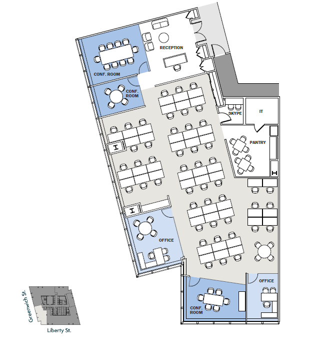 FURNITURE LAYOUT - OPTION 2 Floorplan