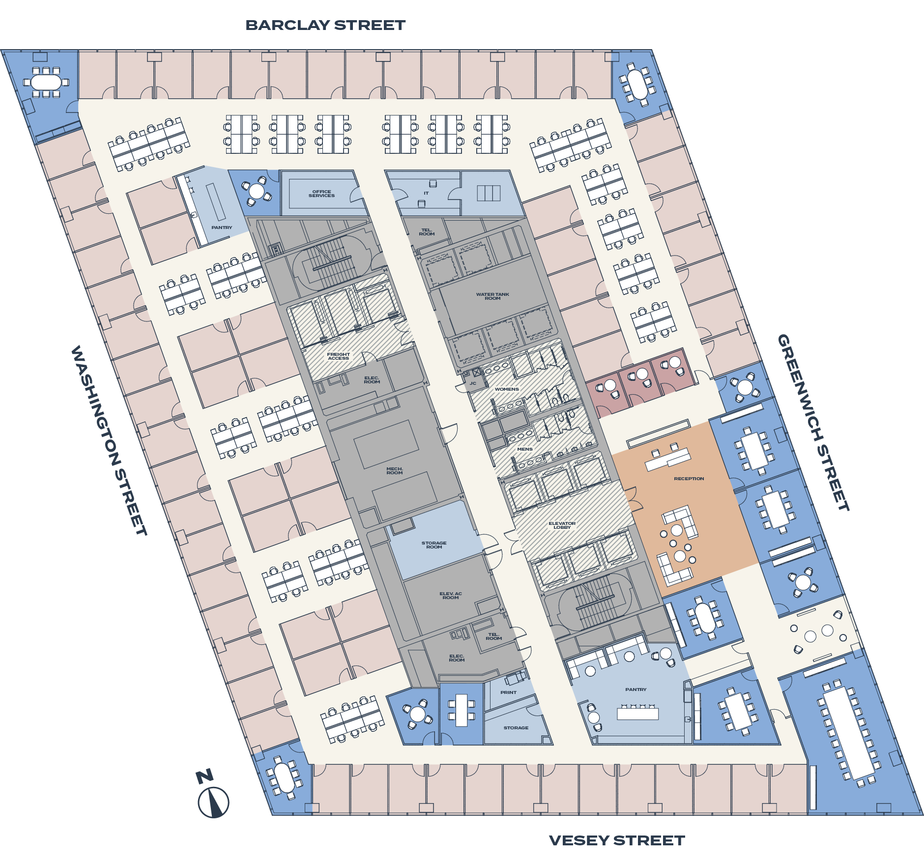 Office Test Fit  Floorplan