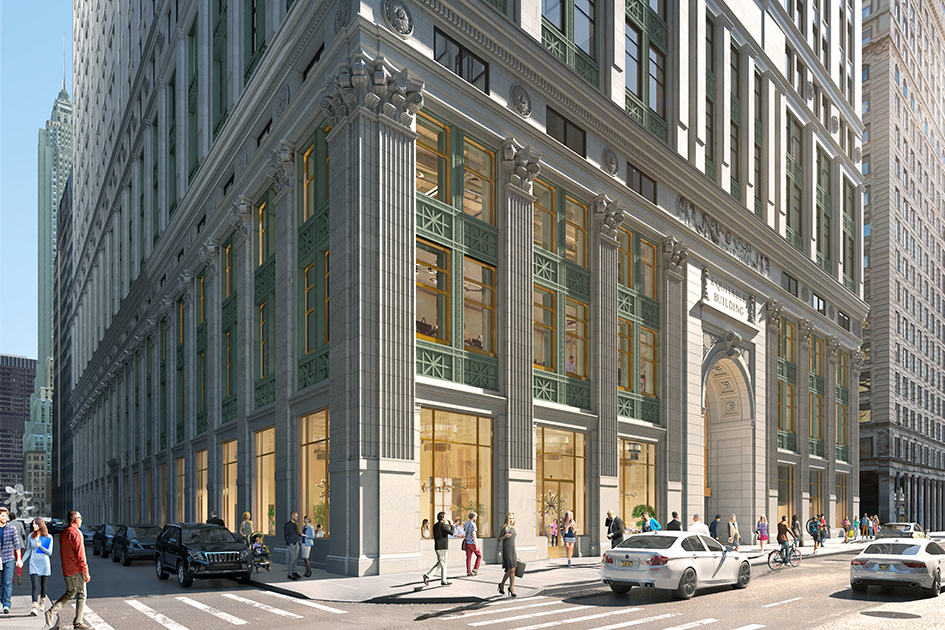 Exterior shot of 120 Broadway