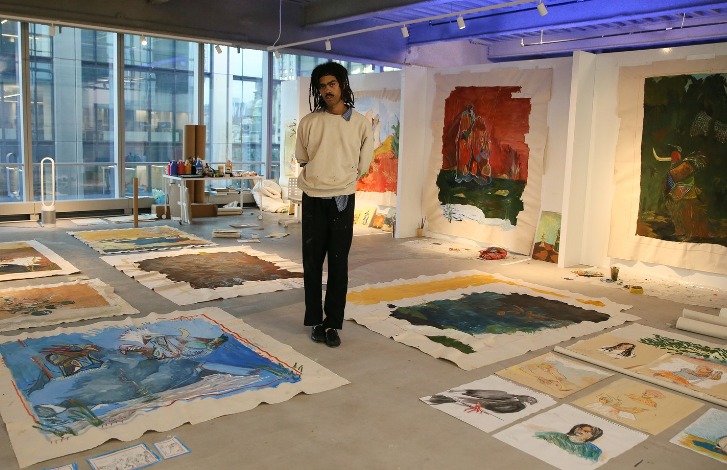 ‘You’re on top of the world’: Inside 4 artists’ studios on the 28th floor of the World Trade Center