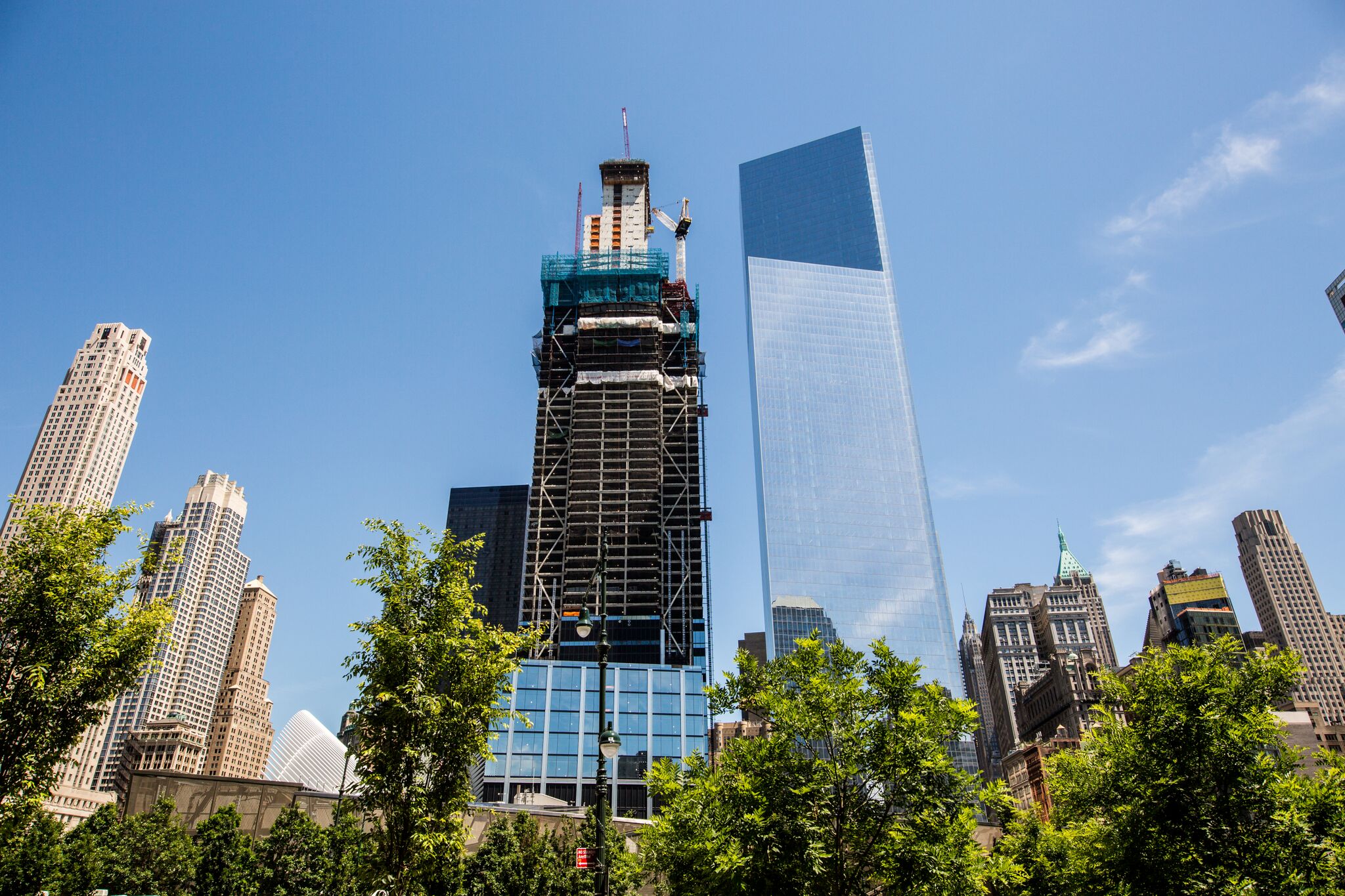 Finally! 15 years later, 3 WTC tops out